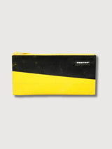 Pouch F06 Serena Black & Yellow In Used Truck Tarps | Freitag