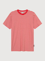 T-shirt Stockholm Stripes GrenadineRed | Dedicated