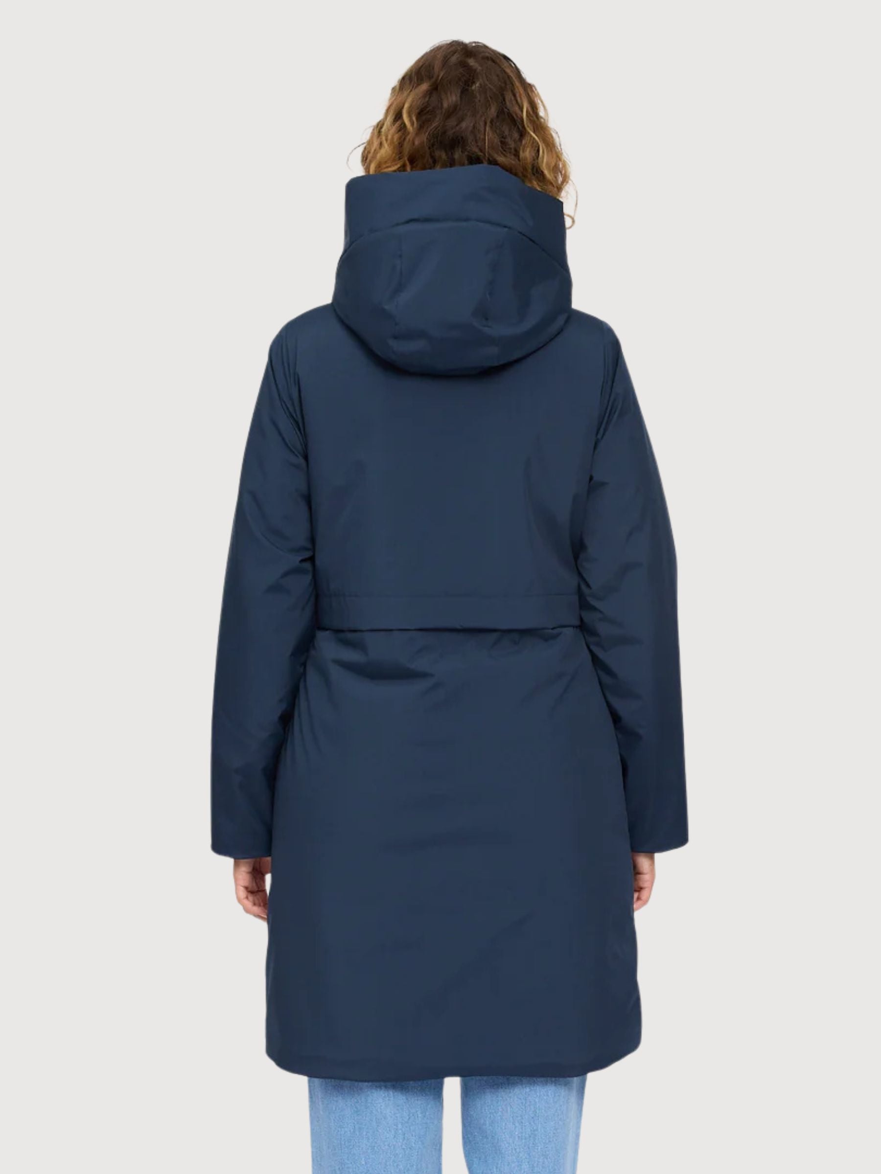 Parka imbottito Basic Blu scuro | Mazine