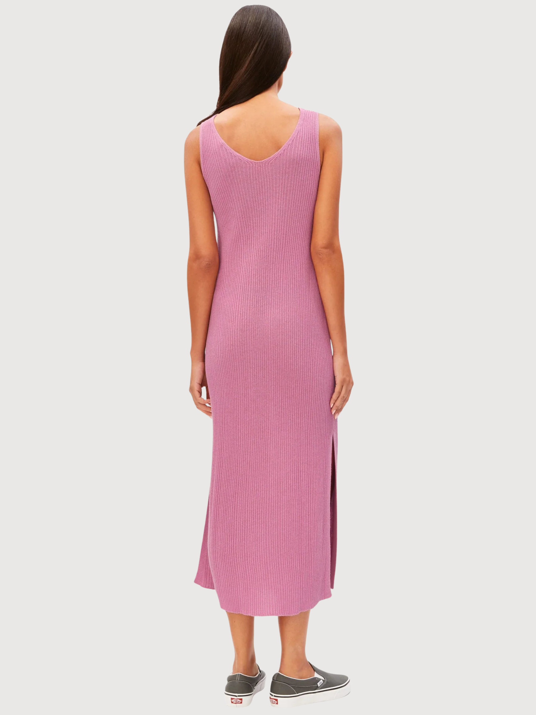 Vestito in maglia di misto lino lavato Berry | Armedangels