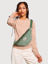 Sasha Leopard Velours Verde | Hindbag