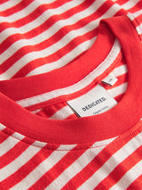 T-shirt Stockholm Stripes GrenadineRed | Dedicated