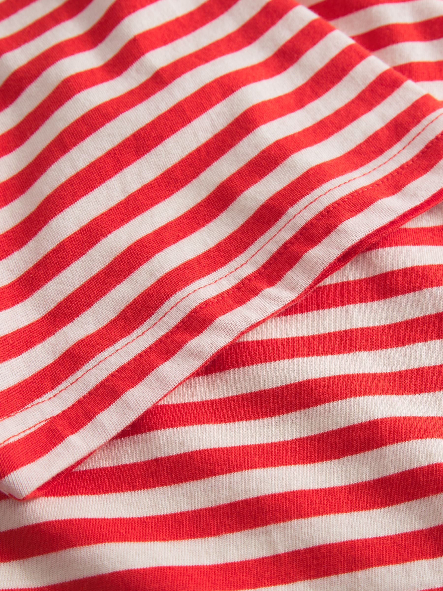T-shirt Stockholm Stripes GrenadineRed | Dedicated