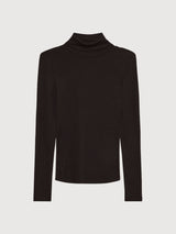 Pullover Rollneck Choco | Knowledge Cotton Apparel