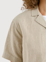 Shirt Torup Linen Ecru Woman | Dedicated