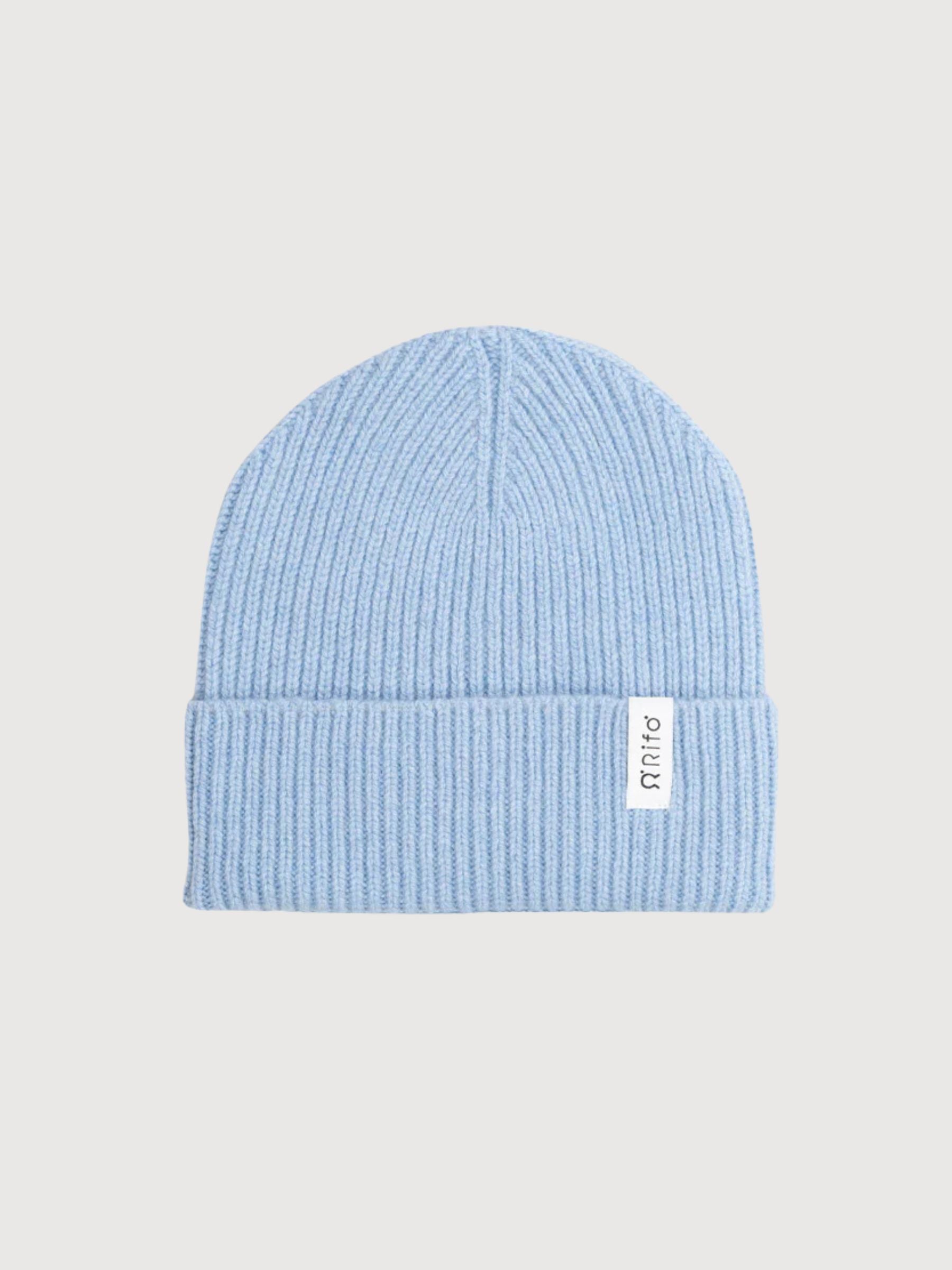 Marcello Dusty Blue Unisex Beanie | Rifo nt