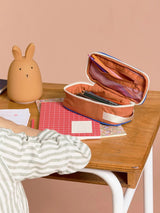 Max Pencil Case Rose Blush Tricolor | HINDBAG