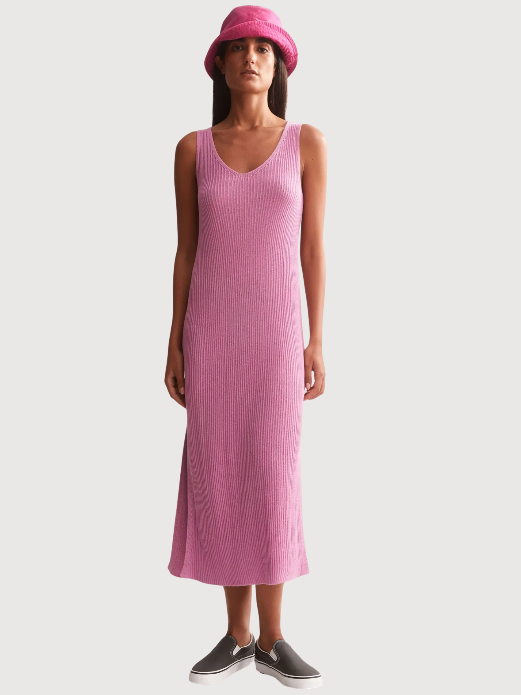 Vestito in maglia di misto lino lavato Berry | Armedangels