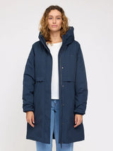 Basic Padded Parka Dark Navy | Mazine
