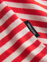 T-shirt Stockholm Stripes GrenadineRed | Dedicated