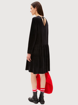 Kleid Gesaa Lou Velvet in Bio -Baumwolle | Armendangels