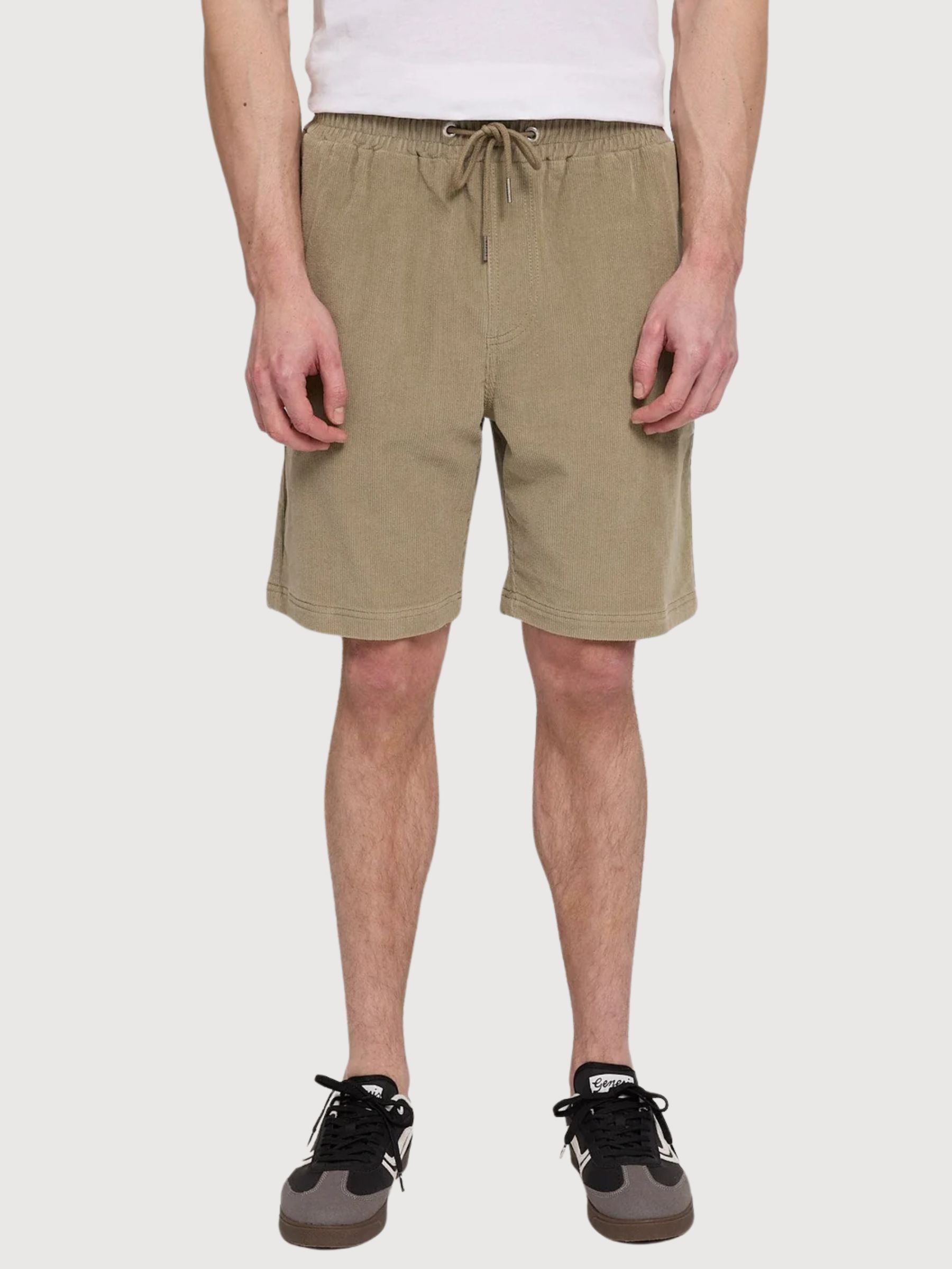 Cordshorts zum Überziehen, Herren, Hellkhaki | Mazine