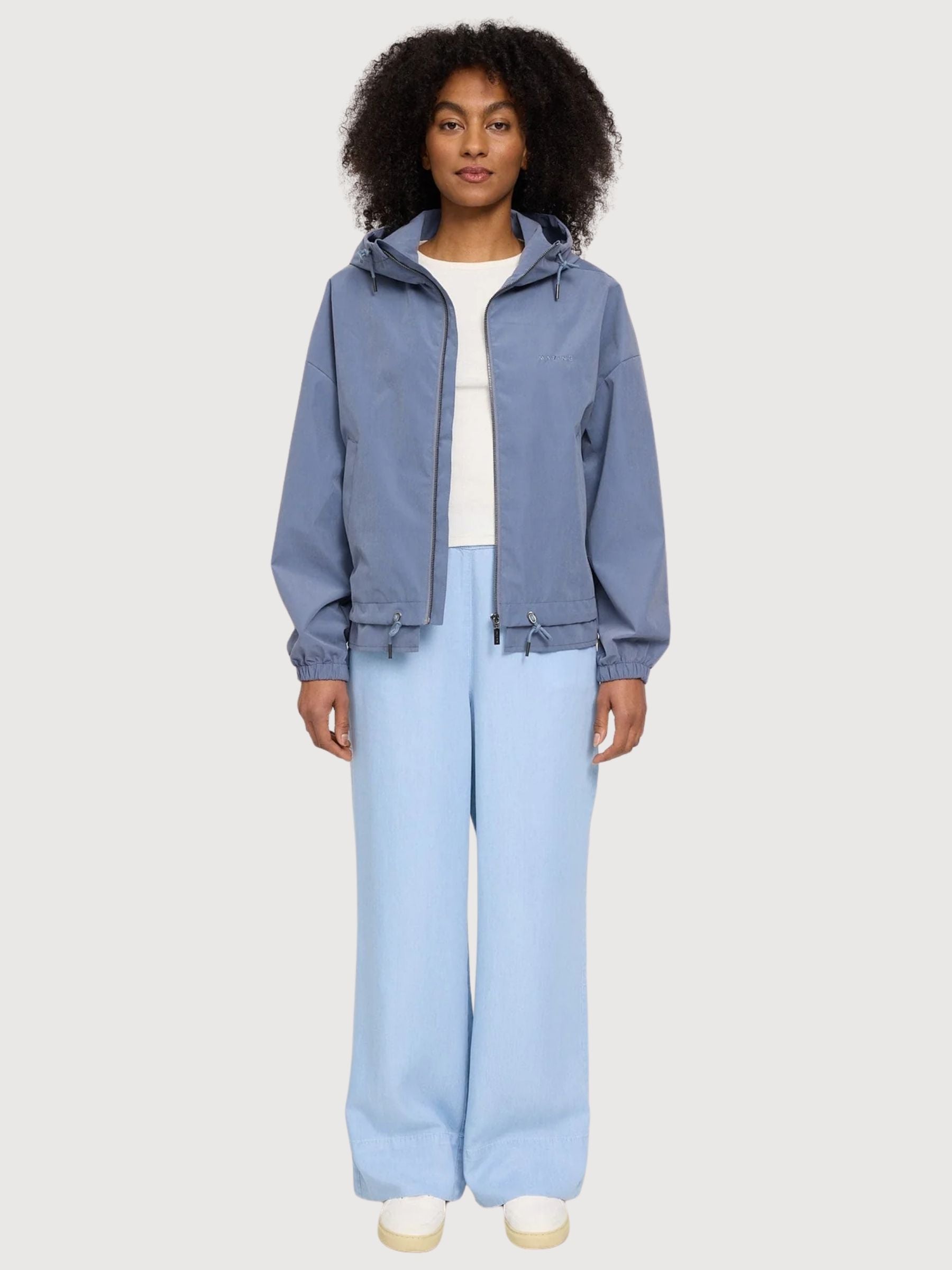 Jacket Layer Look Light Woman Slate Blue | Mazine