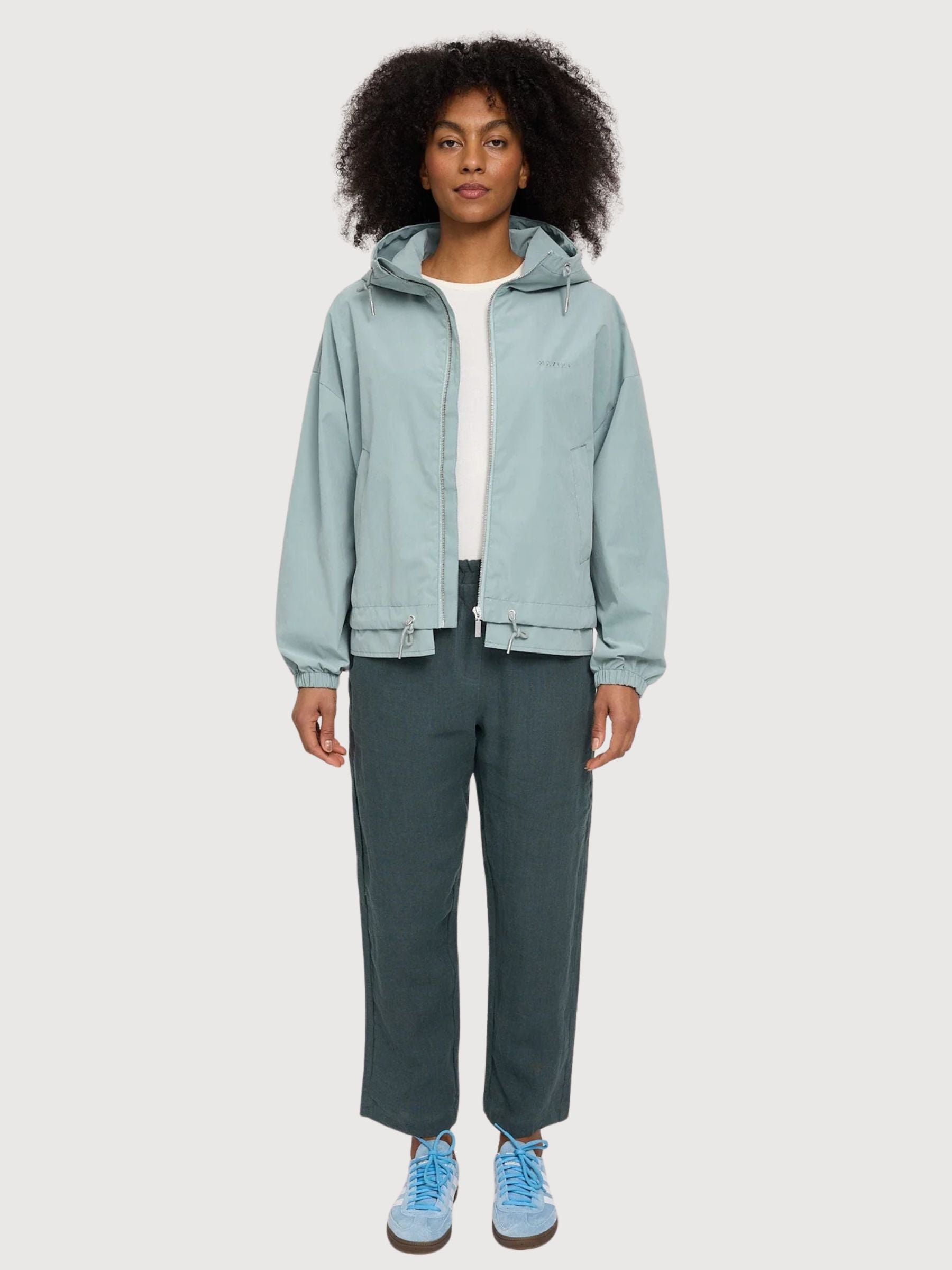 Jacket Layer Look Light Woman Pale Aqua | Mazine