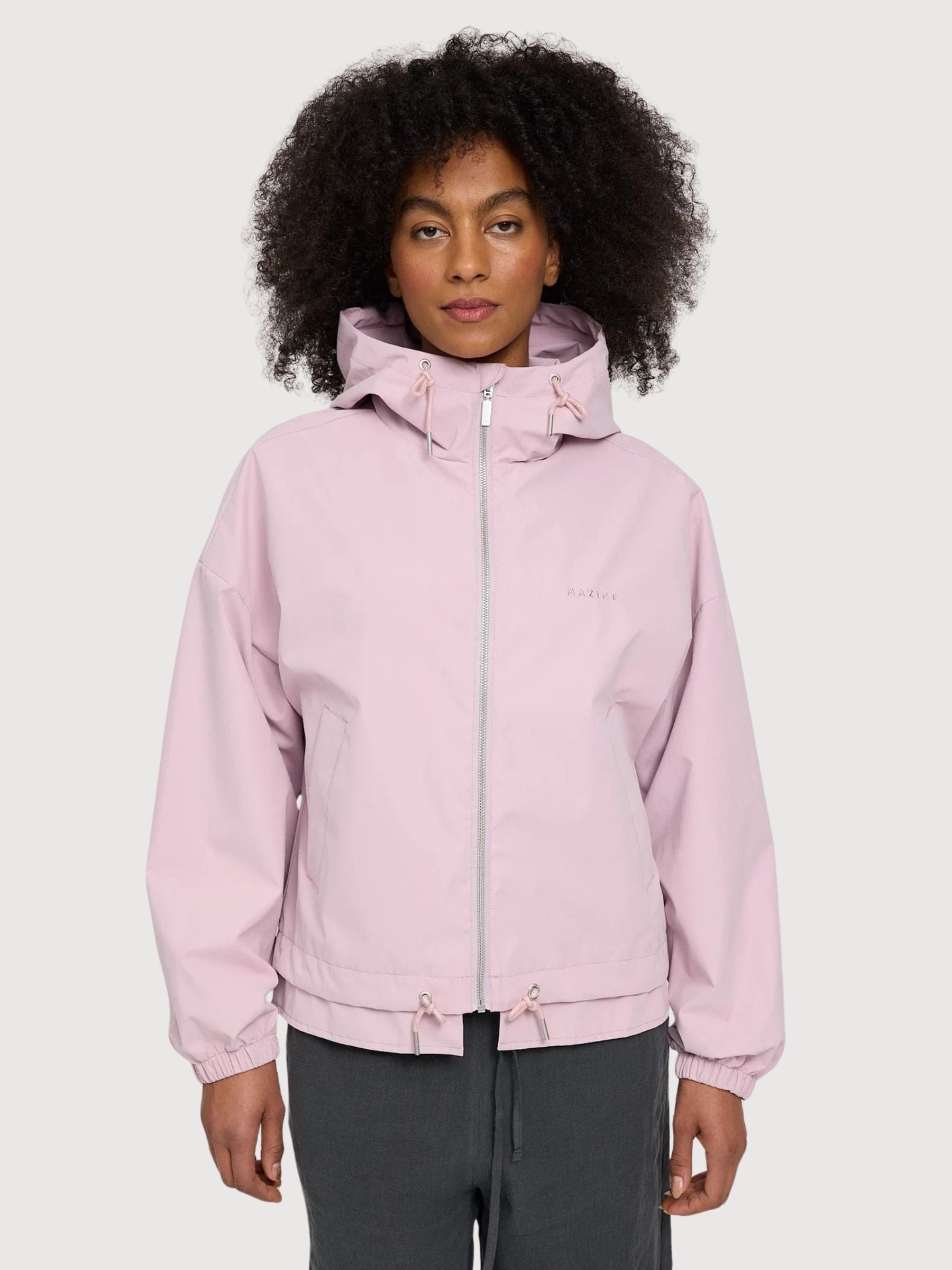 Jacken-Layering-Look, leichter Look für Damen, zartrosa | Mazine