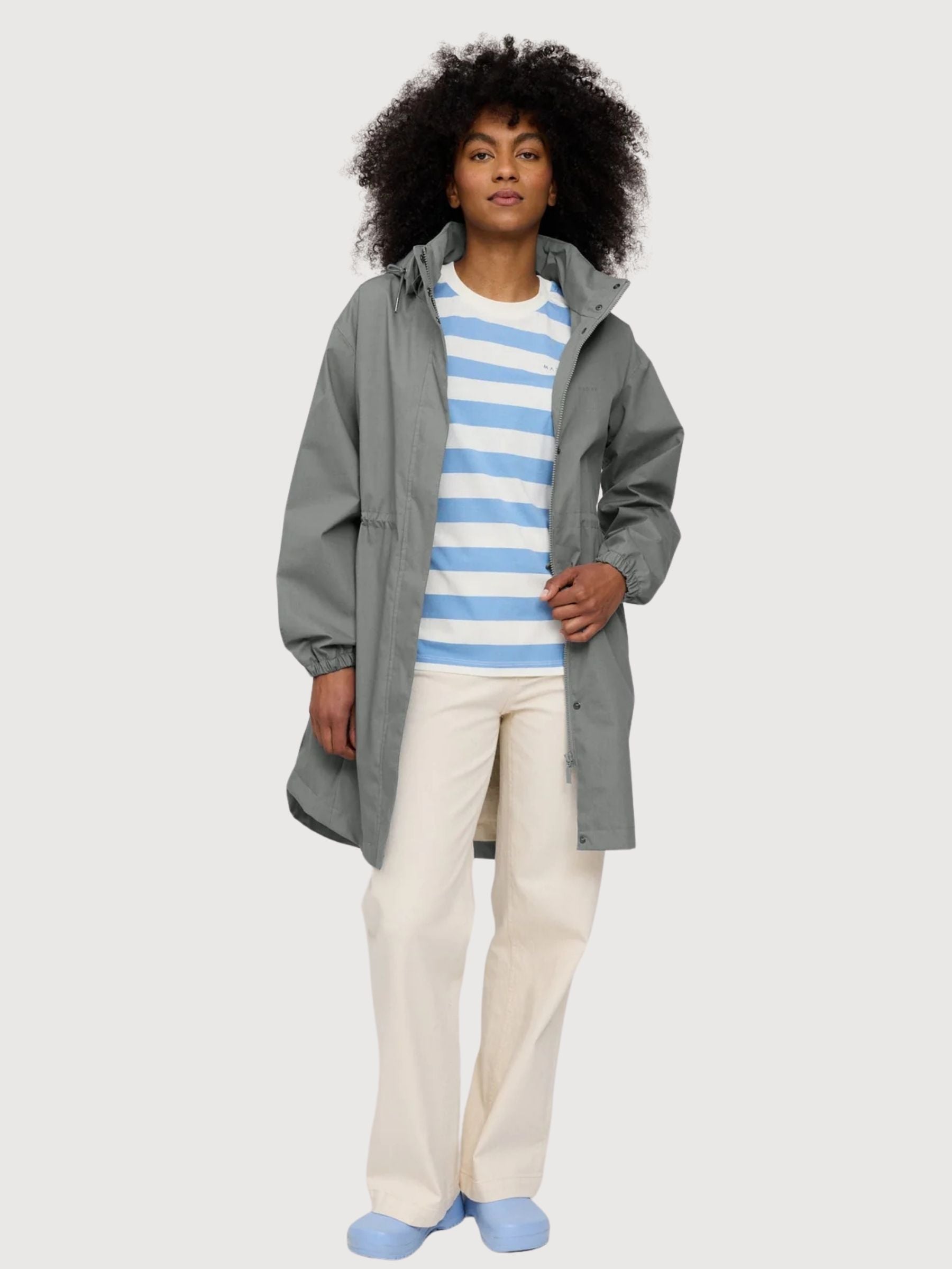 Rain Parka Natural Woman Light Bottle | Mazine