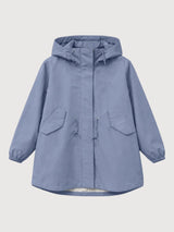 Parka leggero vestibilità ampia donna blu ardesia | Mazine