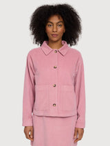 Jacket Corduroy Woman Cotton Blush Pink | Mazine