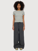 T-Shirt Babylock Hems Woman Eucalyptus | Mazine