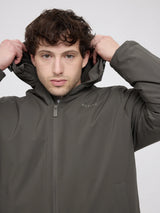 MAZINE Beluga padded jacket for men, featuring a warm, quilted design with a high collar and front zipper.