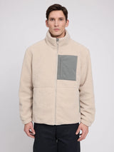 Teddy Jacket Padded Natural/Light Bottle | MAZINE
