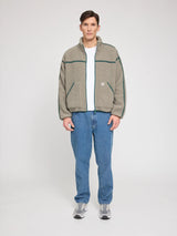 Jacket ContrastTape Sherpa Eucalyptus Man | MAZINE