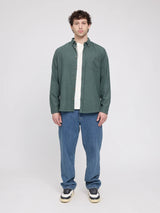 Melange Flannel Shirt Bottle Mel | MAZINE