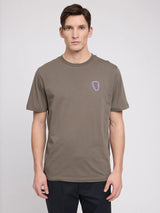 T-Shirt con stampa sul petto coccodrillo | MAZINE