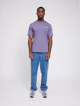 T-Shirt Chest Print Light Grape | MAZINE
