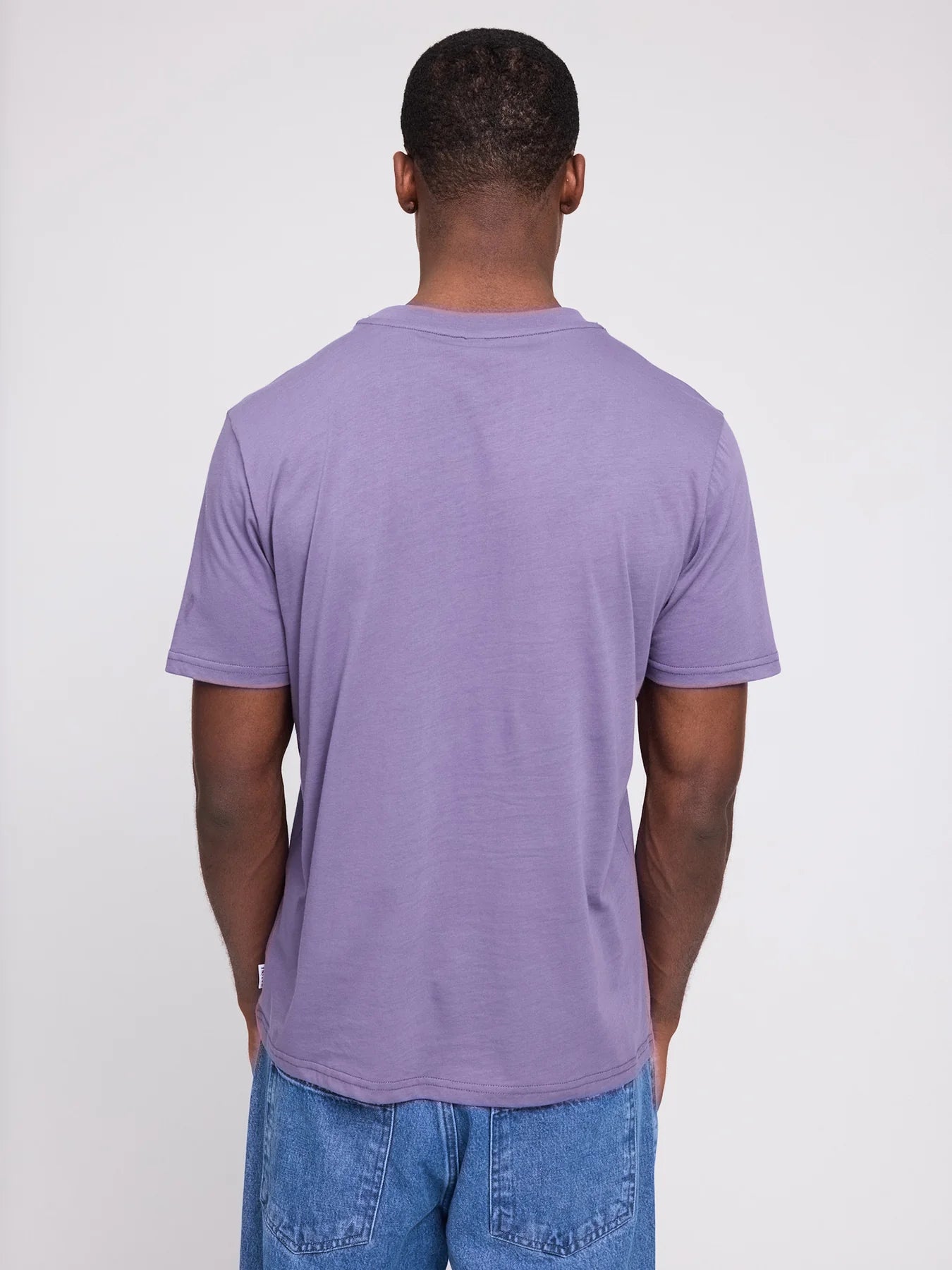 T-Shirt Chest Print Light Grape | MAZINE