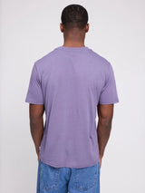 T-Shirt Chest Print Light Grape | MAZINE