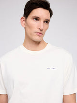 T-Shirt Back Print White/Donut Man | MAZINE
