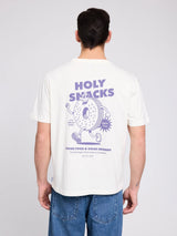 T-Shirt Back Print White/Donut Man | MAZINE