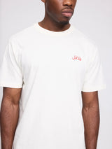 T-Shirt Rückenprint weiß/Falafel Man | MAZINE