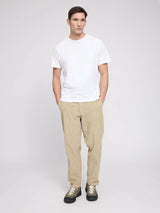Trousers Corduroy Jogpants Light Khaki | MAZINE