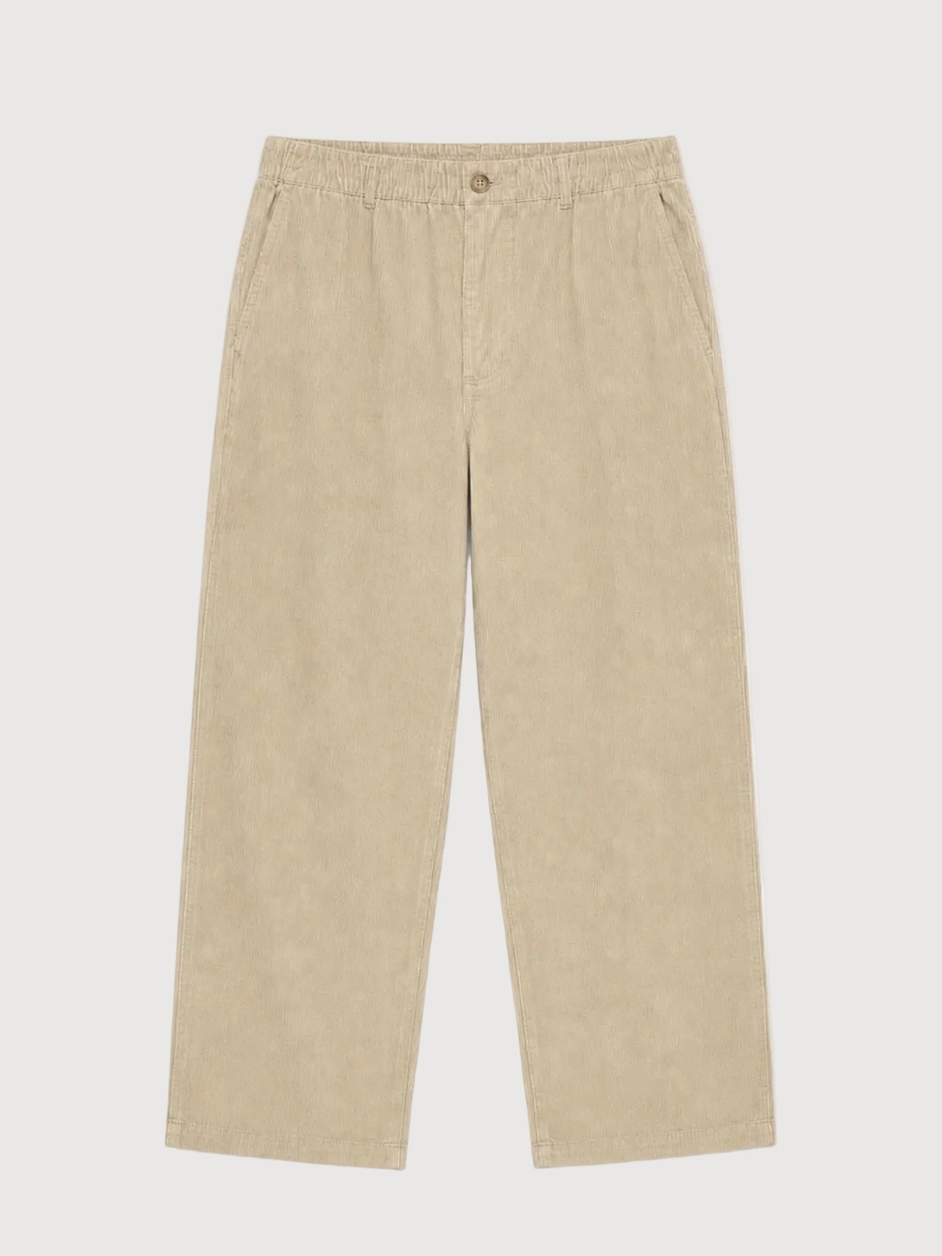 Trousers Corduroy Jogpants Light Khaki | MAZINE