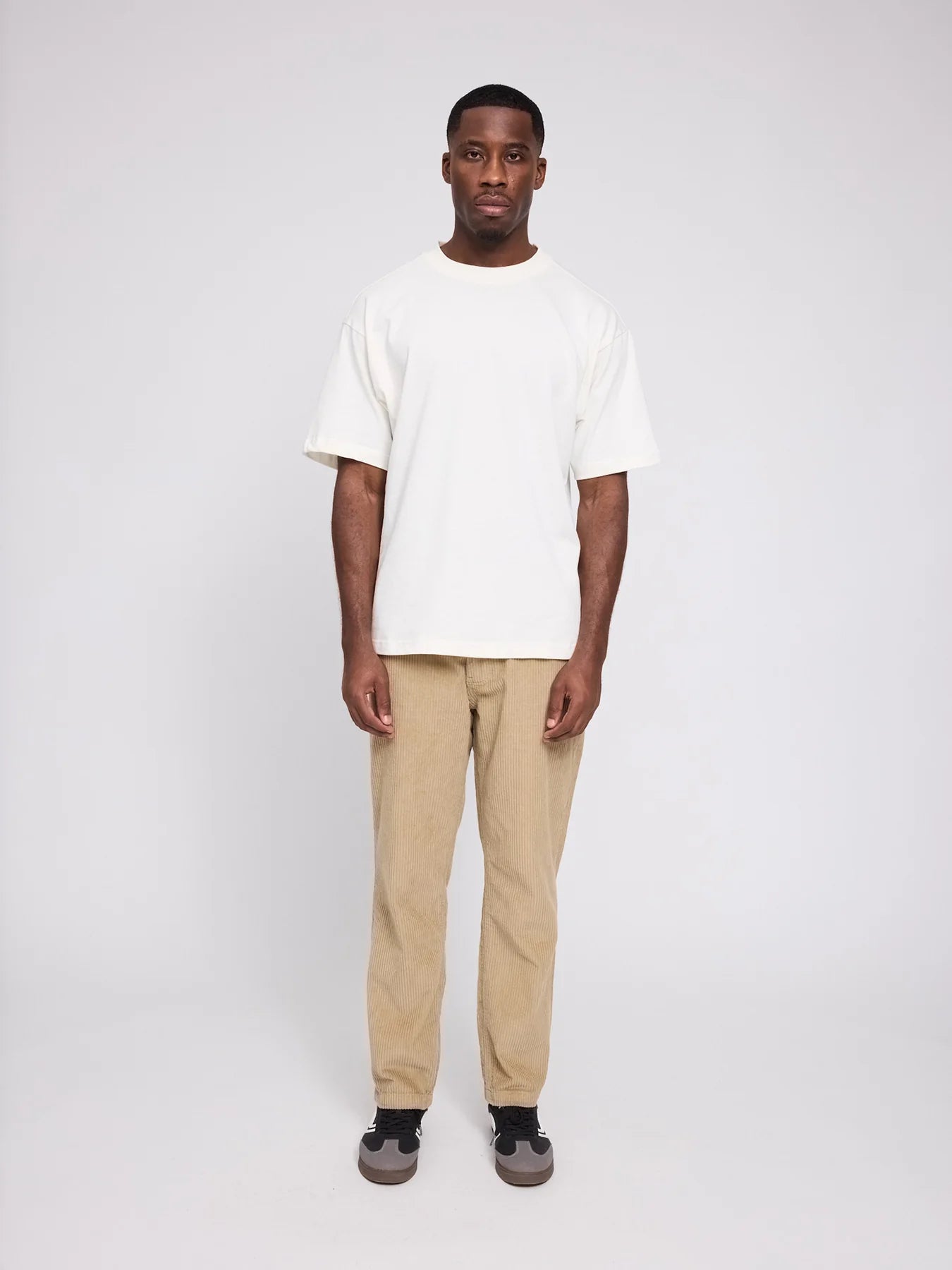Pantaloni in velluto a coste con tasche Sandy Olive | MAZINE