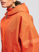 Hochleistungs-Wintermantel gebranntes Orange | MAZINE