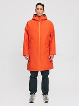 Hochleistungs-Wintermantel gebranntes Orange | MAZINE