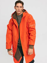 Hochleistungs-Wintermantel gebranntes Orange | MAZINE