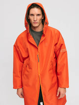 Hochleistungs-Wintermantel gebranntes Orange | MAZINE