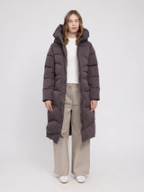 Piumino trapuntato Coat Waves color melanzana donna | MAZINE