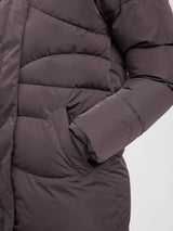 Piumino trapuntato Coat Waves color melanzana donna | MAZINE
