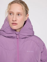 Giacca Piumino Corto Trapuntato Waves GrapePink | MAZINE