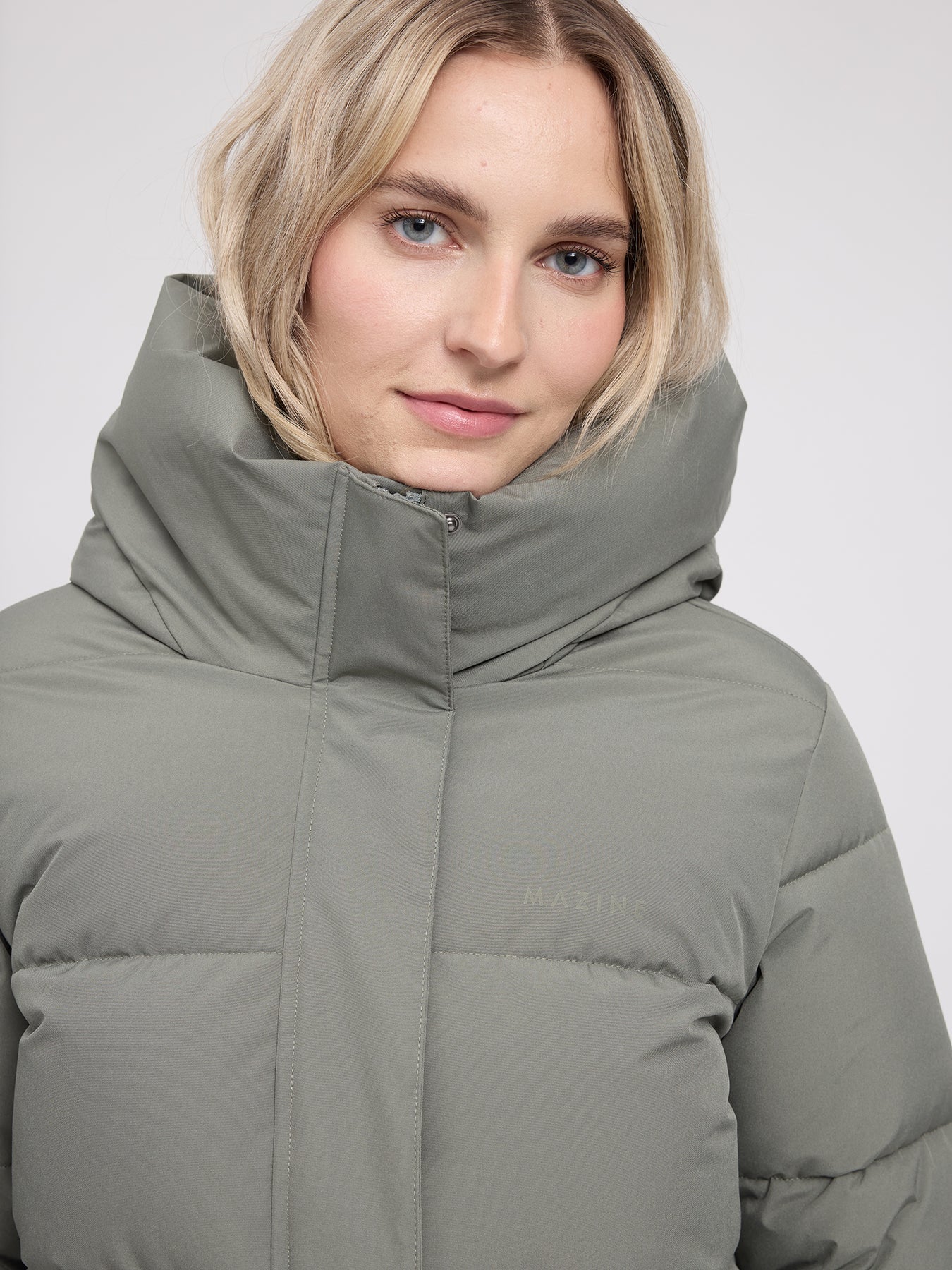 Jacket Basic Puffer Woman Light Bottle | MAZINE