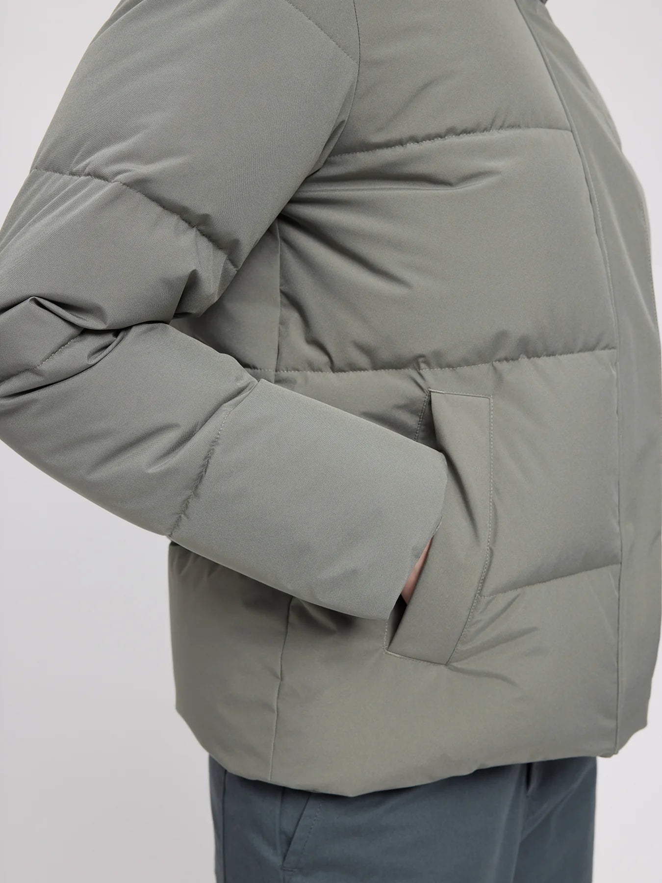 Jacket Basic Puffer Woman Light Bottle | MAZINE