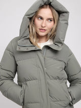 Jacket Basic Puffer Woman Light Bottle | MAZINE