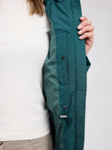 Mid-Length Puffer Jacket Deep Teal | MAZINE