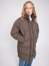 Cappotto imbottito oversize con maniche raglan Mokka | MAZINE