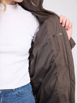 Cappotto imbottito oversize con maniche raglan Mokka | MAZINE
